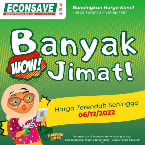 Econsave Banyak Jimat Promotion (valid until 6 Dec 2022)