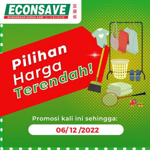 Econsave Pilihan Harga Terendah Promotion (valid until 6 Dec 2022)