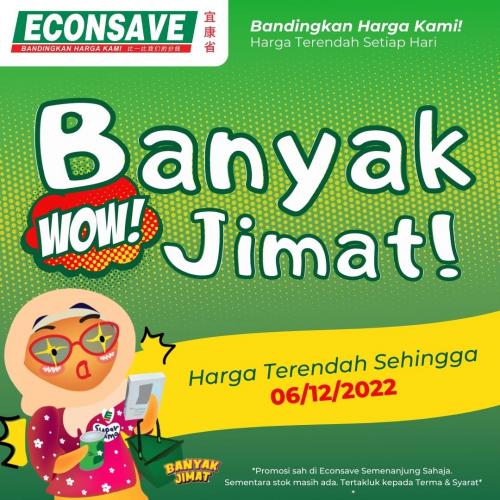 Econsave Banyak Jimat Promotion (valid until 6 Dec 2022)
