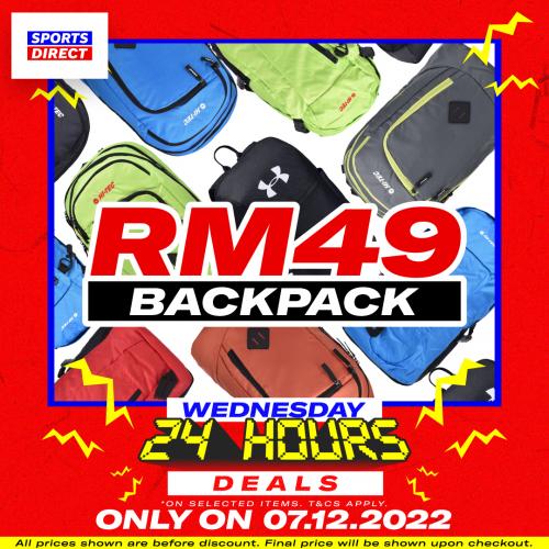 Sports Direct Online Wednesday 24 Hours Sale (7 Dec 2022)