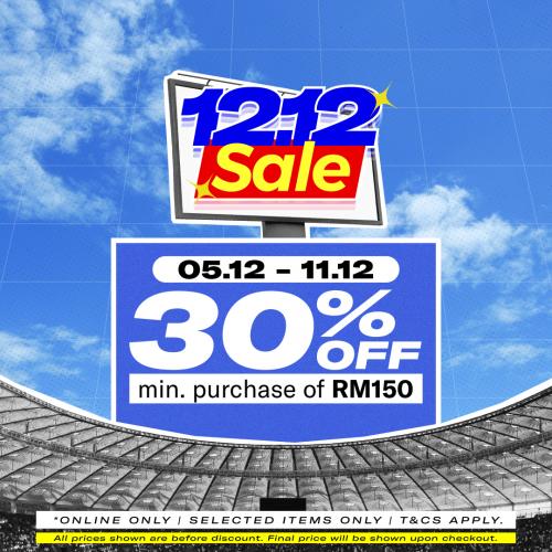 Sports Direct 12.12 Sale 30% OFF (5 Dec 2022 - 11 Dec 2022)