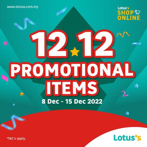Lotus's 12.12 Promotion (8 Dec 2022 - 15 Dec 2022)