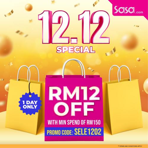 SaSa Online 12.12 Sale (12 Dec 2022)
