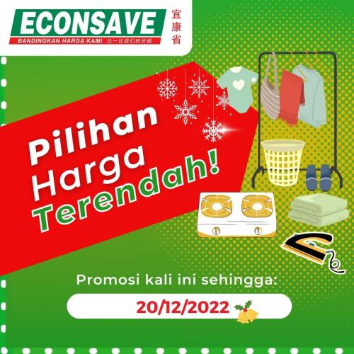 Econsave Pilihan Harga Terendah Promotion (valid until 20 Dec 2022)