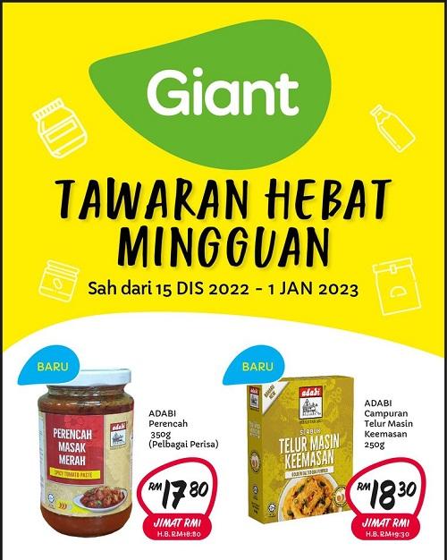 Giant Weekly Promotion (15 Dec 2022 - 1 Jan 2023)