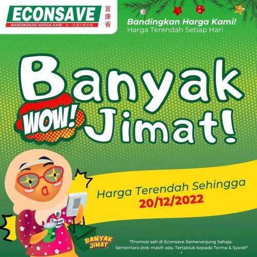 Econsave Banyak Jimat Promotion (valid until 20 Dec 2022)