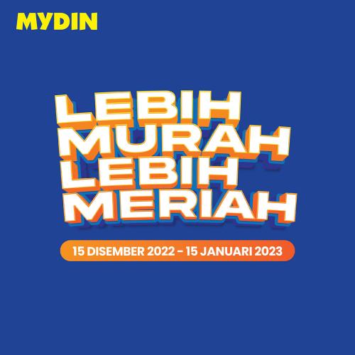 MYDIN Lebih Murah Lebih Meriah Promotion (15 Dec 2022 - 15 Jan 2023)