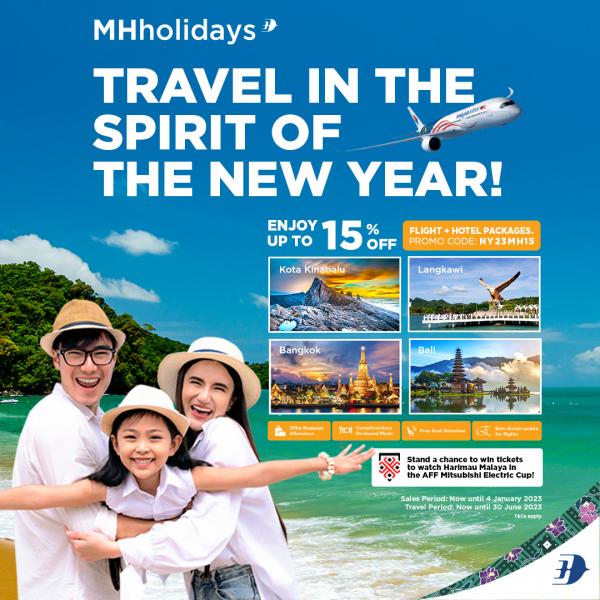Malaysia Airlines MHholidays New Year Promotion (valid until 4 Jan 2023) Malaysia Airlines MHholidays New Year Promotion (valid until 4 Jan 2023)
