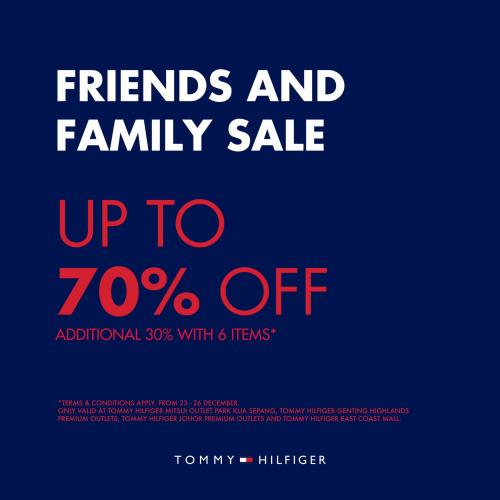 Tommy Hilfiger Friends And Family Sale Up To 70% OFF at Mitsui Outlet Park (23 Dec 2022 - 26 Dec 2022)