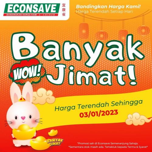Econsave Banyak Jimat Promotion (valid until 3 Jan 2023)