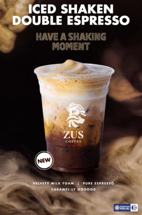 ZUS Coffee Iced Shaken Double Espresso