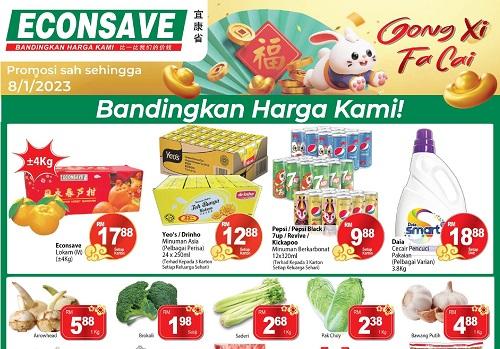 Econsave CNY Weekend Promotion (6 Jan 2023 - 8 Jan 2023)