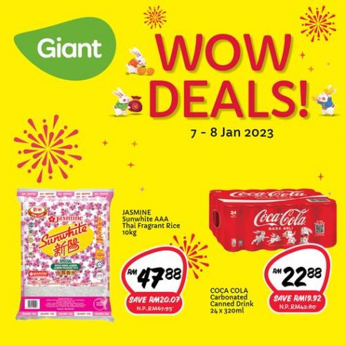 Giant CNY Wow Deals Promotion (7 Jan 2023 - 8 Jan 2023)