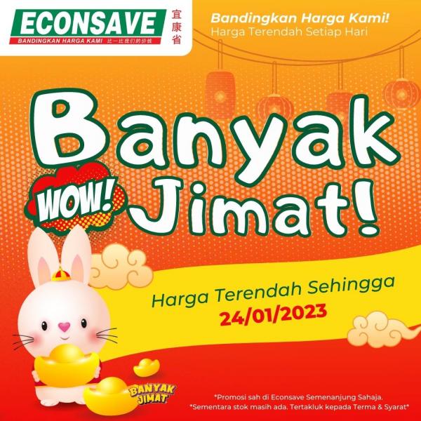 Econsave Banyak Jimat Promotion (valid until 24 Jan 2023)