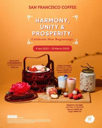 San Francisco Coffee Chinese New Year Specials (9 January 2023 - 10 March 2023)