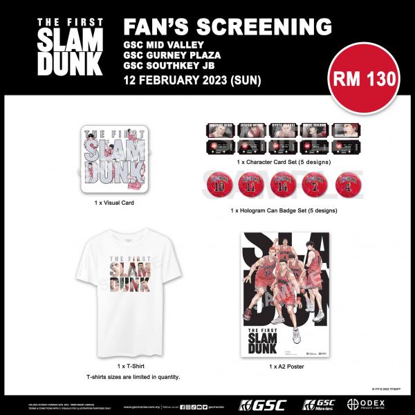 GSC The First Slam Dunk Fan Screening Promotion (12 Feb 2023)