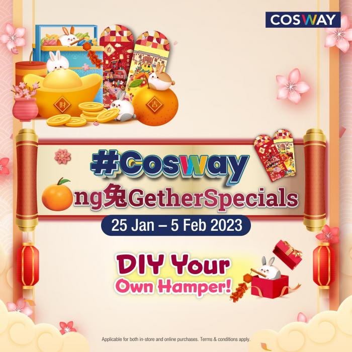 Cosway Chinese New Year DIY Own Hamper Promotion (25 Jan 2023 - 5 Feb 2023)