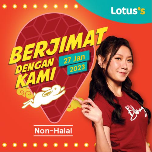 Lotus's Chinese New Year Non-Halal Items Promotion (27 Jan 2023 - 8 Feb 2023)