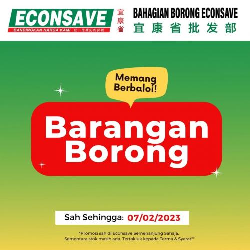 Econsave Barangan Borong Promotion (valid until 7 Feb 2023)
