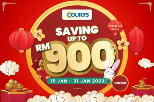 COURTS CNY Furniture Deals Promotion (19 Jan 2023 - 31 Jan 2023)
