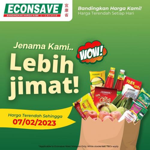 Econsave Lebih Jimat Promotion (valid until 7 Feb 2023)