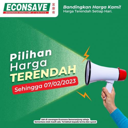 Econsave Pilihan Harga Terendah Promotion (valid until 7 Feb 2023)