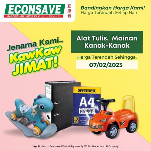 Econsave Stationery and Kid Toys Promotion (valid until 7 Feb 2023)