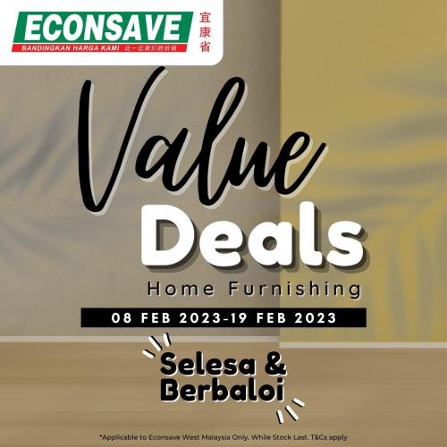 Econsave Home Furnishing Value Deals Promotion (8 Feb 2023 - 19 Feb 2023)