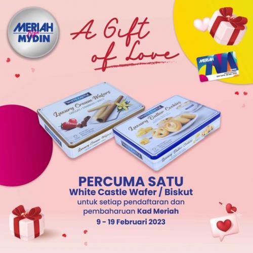MYDIN Register / Renew Kad Meriah FREE A Gift of Love Promotion (9 Feb 2023 - 19 Feb 2023)