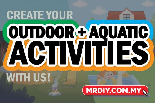 MR DIY Outdoor + Aquatic Activities Promotion Up To 50% OFF