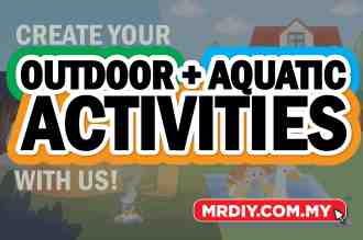 MR DIY Outdoor + Aquatic Activities Promotion Up To 50% OFF