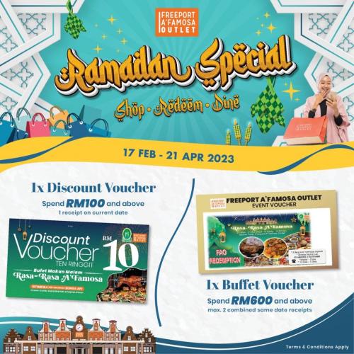 Freeport A'Famosa Ramadan Special Promotion (17 Feb 2023 - 21 Apr 2023)