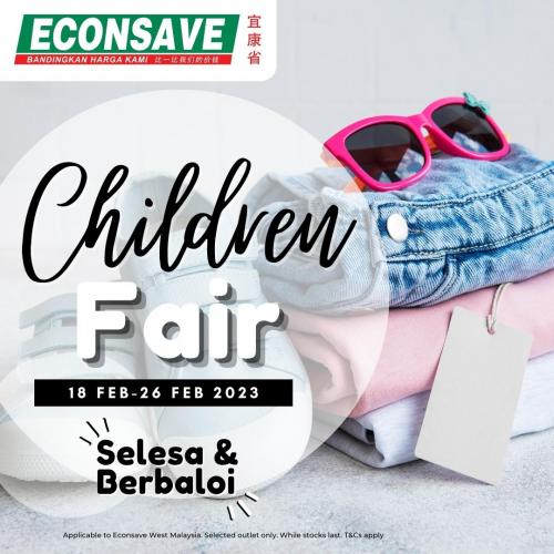 Econsave Children Fair Promotion (18 Feb 2023 - 26 Feb 2023)