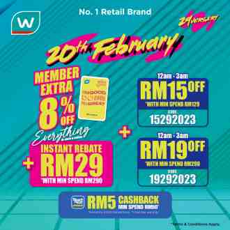 Watsons 20.2 Sale (20 February 2023)