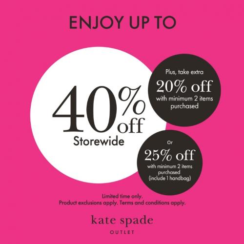 Kate Spade New York Special Sale at Genting Highlands Premium Outlets