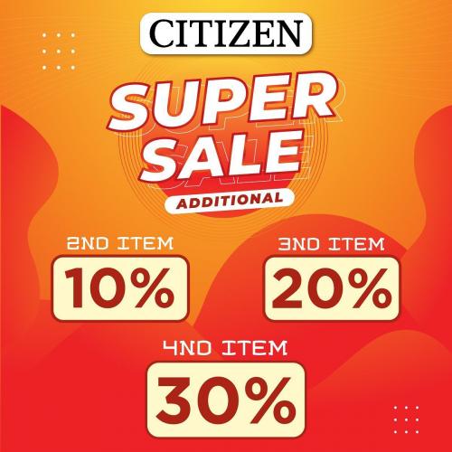 Citizen Super Sale at Johor Premium Outlets (17 Feb 2023 - 19 Mar 2023)
