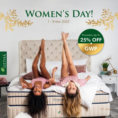 Getha International Women’s Day Promotion (1 Mar 2023 - 8 Mar 2023)