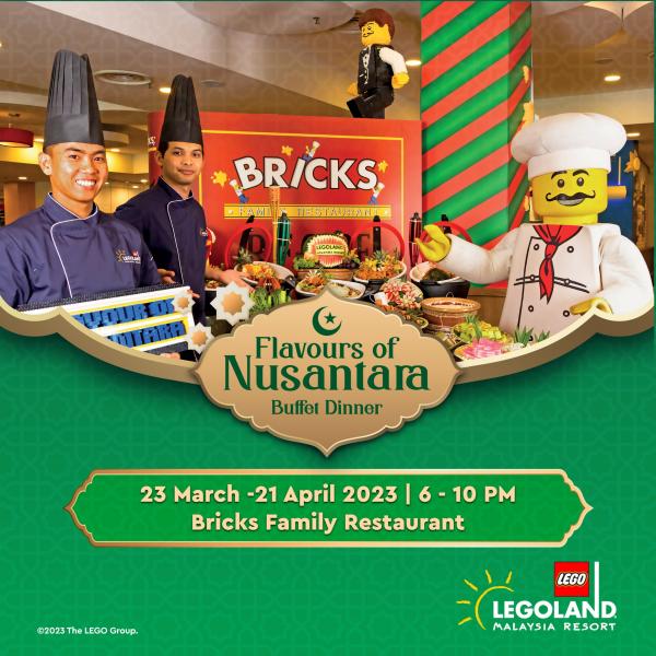 LEGOLAND Ramadan Buffet Dinner Promotion (23 Mar 2023 - 21 Apr 2023)