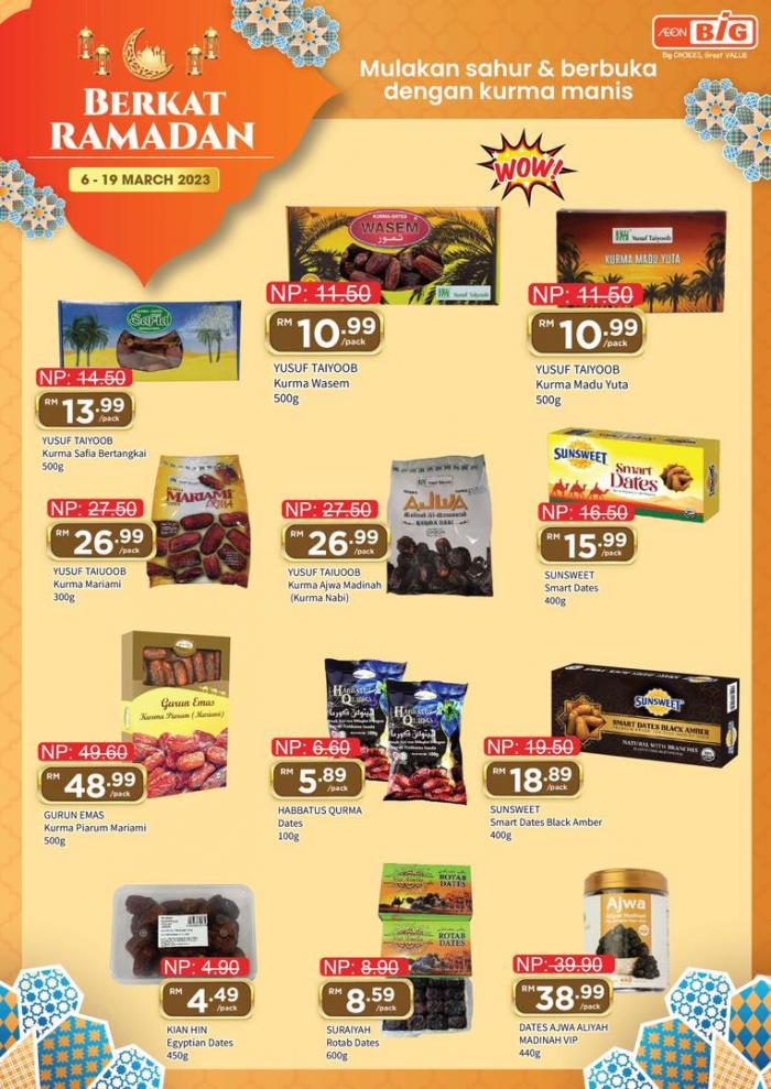 AEON BiG Berkat Ramadan Promotion Catalogue (6 Mar 2023 - 19 Mar 2023)