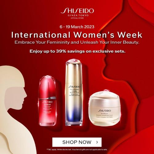 Shiseido International Women's Day Promotion (6 Mar 2023 - 19 Mar 2023)