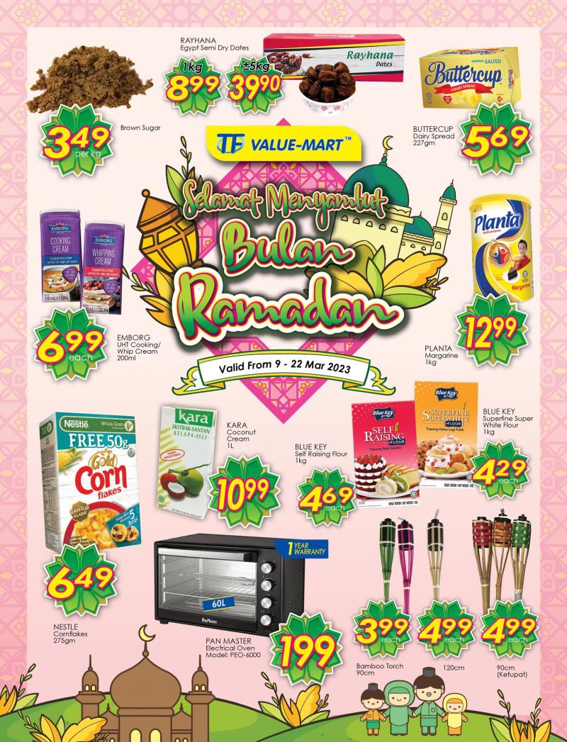 TF Value-Mart Ramadan Promotion Catalogue (9 Mar 2023 - 22 Mar 2023)