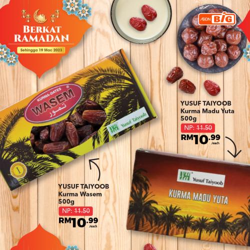 AEON BiG Ramadan Kurma Promotion (valid until 19 Mar 2023)