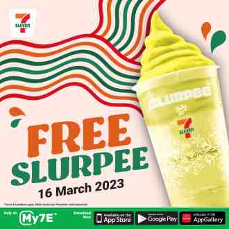 7 Eleven FREE Slurpee Promotion (16 March 2023 - 16 March 2023)
