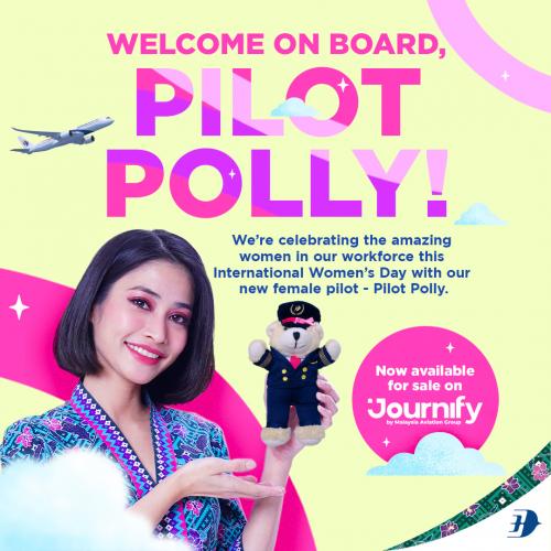 Malaysia Airlines International Women's Day Pilot Polly Sale