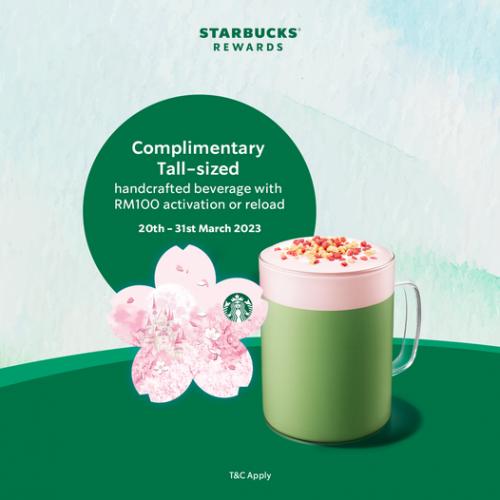 Starbucks Rewards Member FREE Tall-Sized Beverage Promotion (20 Mar 2023 - 31 Mar 2023)