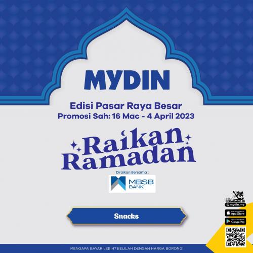 MYDIN Raikan Ramadan Snacks Promotion (16 Mar 2023 - 4 Apr 2023)