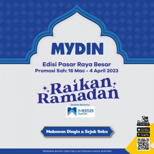 MYDIN Raikan Ramadan Frozen Items Promotion (16 Mar 2023 - 4 Apr 2023)