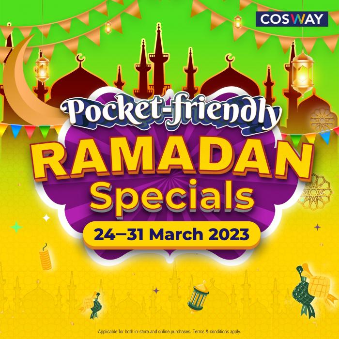 Cosway Pocket-Friendly Ramadan Promotion (24 Mar 2023 - 31 Mar 2023)