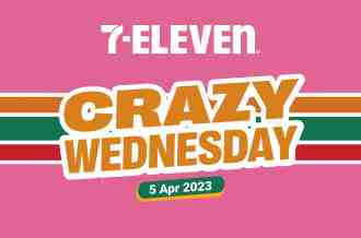 7 Eleven Crazy Wednesday Promotion (5 April 2023)