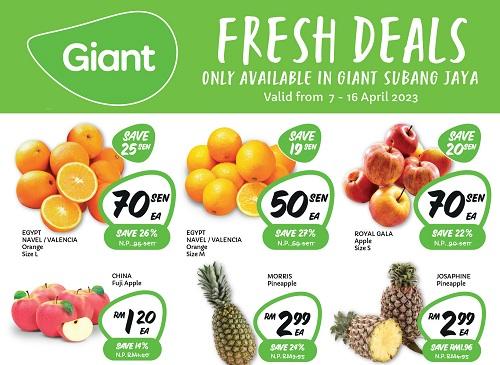 Giant Subang Jaya Fresh Items Promotion (7 Apr 2023 - 16 Apr 2023)